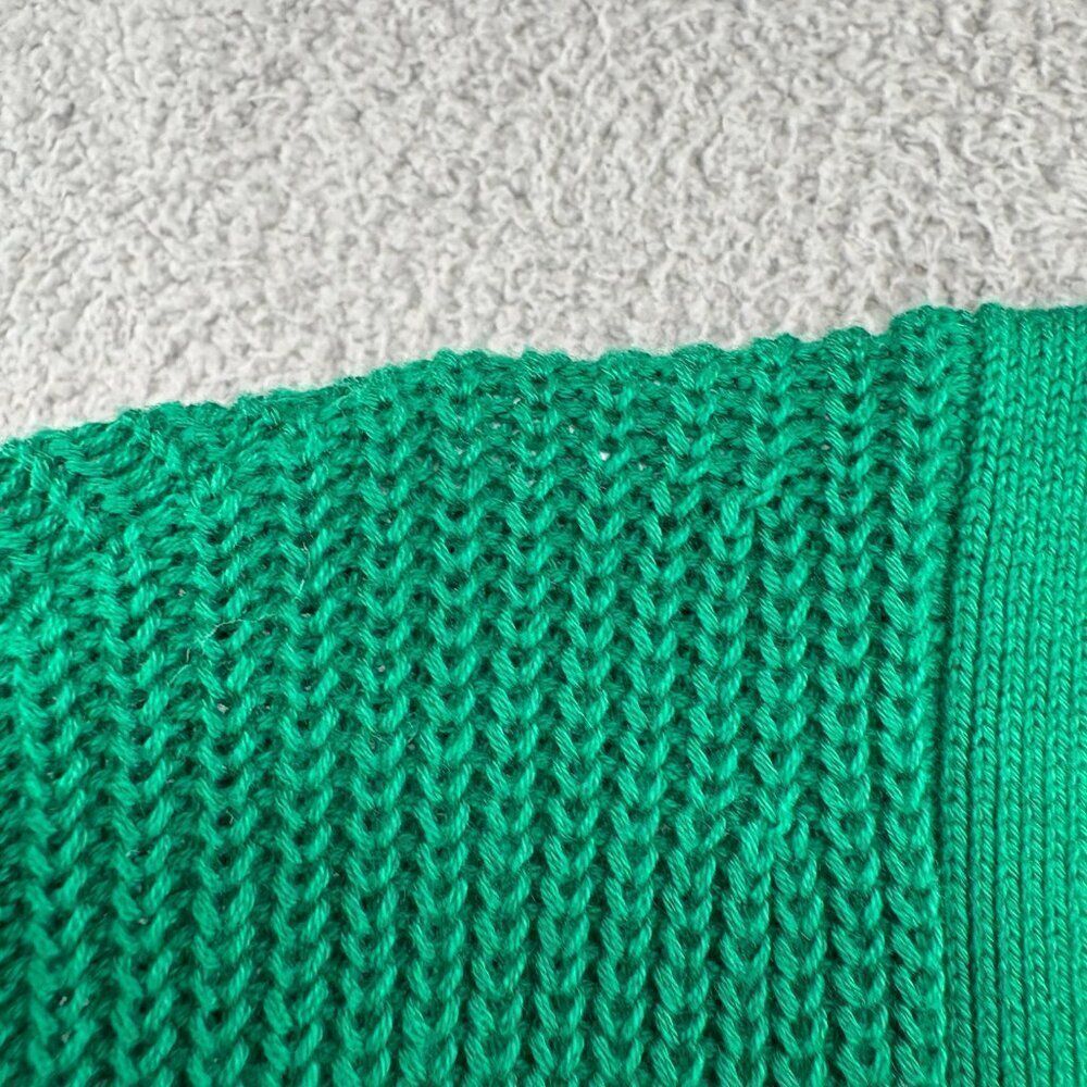 Loft Boyfriend Cardigan V Neck Knit Kelly Green Size XS oversized - Picture 5 of 11